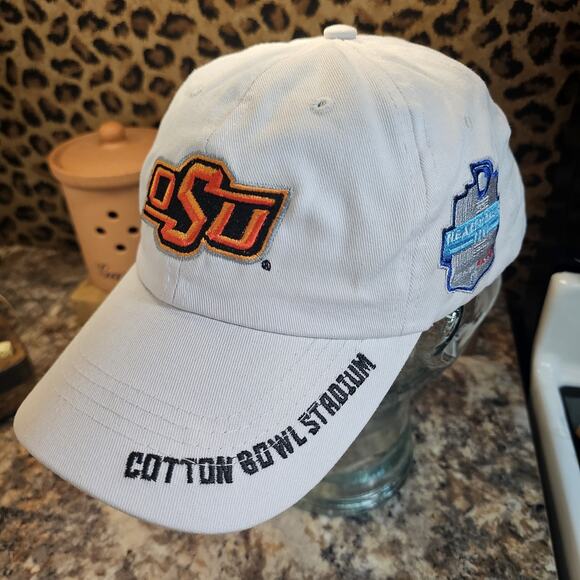 Oklahoma State University Cowboys Heart Of Dallas Cotton Bowl Strap back Hat Cap - Picture 8 of 10